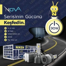 Niken LED Xenon Nova Serisi H11 (90W) 6500K 24.000LM