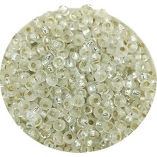 Kapamarka Dökme Cam Kum Boncuk (11/0) 2 mm - 60 Gram -  Şeffaf - BNC069