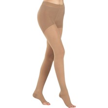 Vizor Külotlu Çorabı Orta Basınç Burnu Açık Ten Rengi Ccl-2