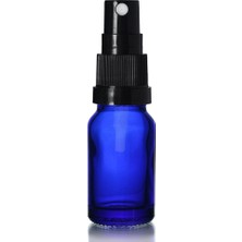 Zylan Ambalaj 20 ml Mavi Cam, Siyah Sprey Başlıklı Şişe, 12 Adet