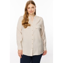 Ekol Apoletli Gömlek Kum