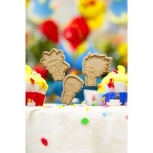 Cypnova Naruto Shippuden Chibi Naruto, Sasuke Ve Kakashi 3’Lü Kurabiye Kalıbı Seti