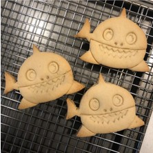 Cypnova Köpek Balığı Kurabiye Kalıbı 2 Adet