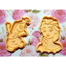 Cypnova Karlar Ülkesi Kurabiye Kalıbı Seti Frozen Elsa Ve Olaf