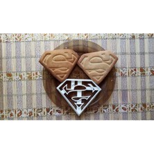 Cypnova Superman Kurabiye Kalıbı 2 Adet