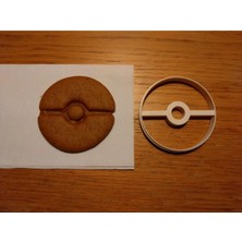 Cypnova Pokemon Topu Kurabiye Kalıbı 3 Adet