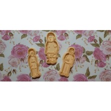 Cypnova King Of The Hill Şeklinde Kurabiye Kalıbı 3 Adet Beyaz Renk