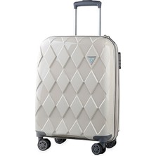 Yefa Valiz Gri Valiz Kabin Boy Kabin Boy Seyahat Çantası JJ1010-185-S Krem JJ1010-185-S Krem