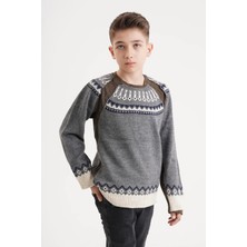 Kurgan Tekstil Erkek Çocuk Triko Kazak