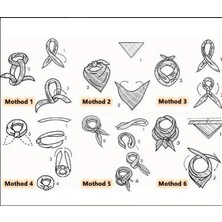 Melek Kare Bandana Fular