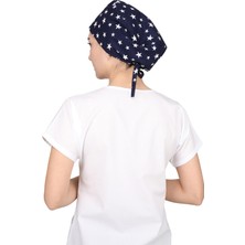 GTB Butik Lacivert Yıldız Desen Cerrahi Bone