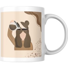 Mug Station Kahve Keyfi Şık Ve Sıcak Tasarım Hediye Kupa - Kahve Tutkunu Kupa Bardak
