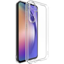 HANPORIUM Samsung Galaxy A36 Uyumlu Şeffaf Silikon Kılıf - Kamera Korumalı Esnek Tam Koruma Kapak