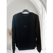 Füme Style Kadın Bisiklet Yaka Modal Kumaş Sweatshirt