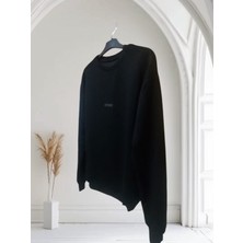 Füme Style Kadın Bisiklet Yaka Modal Kumaş Sweatshirt