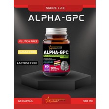 Sirius Alpha Gpc L-Alfa Gliseril Fosforilkolin 300 Mg 60 Kapsül