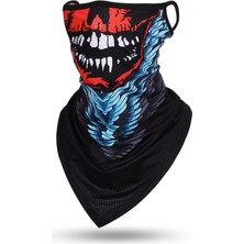 De Beers Uni Skull Yüz Eşarbı Bandana Kulak Askıları Yüz Balaclava Spor Boyunlukları Dijital Baskı Açık Hava Rüzgar Geçirmez Ince Üçgen Eşarp (Yurt Dışından)