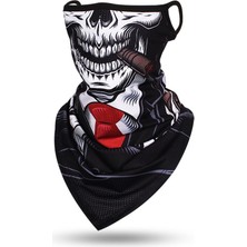 De Beers Uni Skull Yüz Eşarbı Bandana Kulak Askıları Yüz Balaclava Spor Boyunlukları Dijital Baskı Açık Hava Rüzgar Geçirmez Ince Üçgen Eşarp (Yurt Dışından)