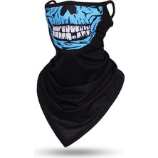 De Beers Uni Skull Yüz Eşarbı Bandana Kulak Askıları Yüz Balaclava Spor Boyunlukları Dijital Baskı Açık Hava Rüzgar Geçirmez Ince Üçgen Eşarp (Yurt Dışından)