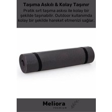 Fantazer Su Geçirmez Konfor Modeli Taşıma Askılı Çift Taraflı Kamp Zemin Çadır Uyku Matı Siyah Yer Minderi