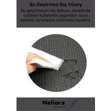 Fantazer Su Geçirmez Konfor Modeli Taşıma Askılı Çift Taraflı Kamp Zemin Çadır Uyku Matı Siyah Yer Minderi