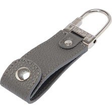 Tergan Gri Hakiki Deri Unisex Anahtarlık - S1AN00000267-G35