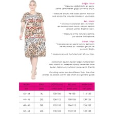 Kadın Kahve Leopar Zebra Desen Midi Elbise