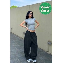 BSBSPOR Old Money Tarz Bol Baggy Salaş Bol Paça Eşofman Altı