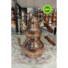 Petek Işleme Klasik Bakır Çaydanlık