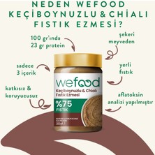 Wefood Keçiboynuzlu & Chialı Fıstık Ezmesi 300 G