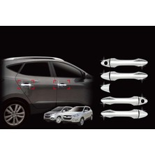 Hyundai IX35 Uyumlu 2010 Sonrası Kapı Kolu Abs (Plastik) Krom