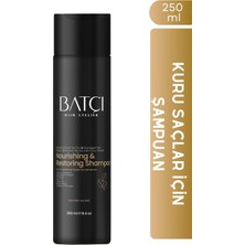 Batçı Hair Ateliler Kuru ve Yıpranmış Saçlar Için Nourishing & Restoring Keratin, Kolajen Içerikli Şampuan 250 ml