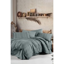 Clasy Arakis Gri  Pamuk Tek Kişilik Nevresim Takımı