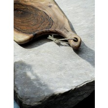 F&s Woodart Xxl Büyük Boy Özel Seri - Tek Parça Ceviz Ağacı Barbekü Şef Tahtası 49X31X3,5 cm