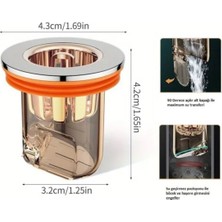 Speed Out Çekirdekli Koku Önleyici Böcek Geçirmez Lavabo Tuvaletl Banyo Duş Giderleri İçin Süzgeç Çek Valfi
