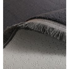 Global Goods Peluş Banyo Klozet 2li Takım Kalp Şeklinde Spor Saçaklı Kaymaz Taban Yuksek Kalite 70 x 60-70 x 100 Rbt