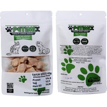 Petimix Freeze Dry Tavuk Göğüs 40 gr Kedi ve Köpek Ödül Maması