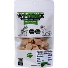 Petimix Freeze Dry Tavuk Göğüs 40 gr Kedi ve Köpek Ödül Maması