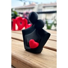 Mini Romantik Sevgili Figürü - Kalpli Dekoratif Aksesuar