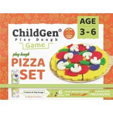 Childgen Doğal Oyun Hamuru Pizza Seti