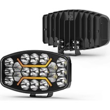 240W  Offroad 12-24 Volt Oval Spot Far Oto Çalışma Lambası Atv Traktör