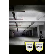 60WATT Çalışma Lambası Kamyon Sis Farı Motosiklet Off-Road LED Lamba