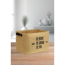 Be You Jüt,dolap Içi Çamaşır Çocuk Odası Oyuncak Düzenleyici Katlanır, Saklama Sepeti 37X27X25