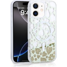Teleplus Apple iPhone 11 Kılıf Manyetik Şarj Özellikli Sıvılı Desenli Mossa Kapak