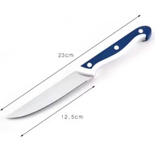 Çok Keskin Bıçak, kesme tarafı çelik, Mutfak Bıçağı, Çok Renkli 23CM