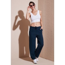 Lela Pamuklu Relaxed Fit Yüksek Bel Bol Paça Pantolon Bayan PANTOLON 668YP5118