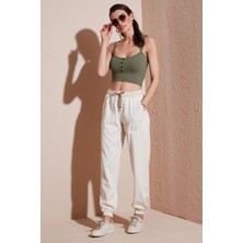 Lela Regular Fit Yüksek Bel Jogger Spor Pantolon Bayan PANTOLON 668YP5039