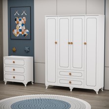 Garaj Home Yaren 4 Kapaklı Dolap ve Şifonyer