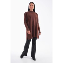 Düğme Detaylı Vanezya Tunik