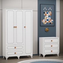Garaj Home Yaren 3 Kapaklı Dolap ve Şifonyer